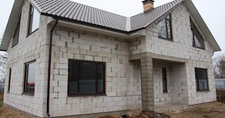 Фасад из газобетона для дома в Арзамасе - Строй-Рзм, качественная отделка от 2055 руб.